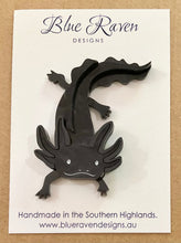 Load image into Gallery viewer, SAMPLE Alexa the Axolotl brooch (Melanin)
