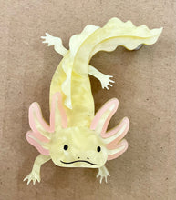 Load image into Gallery viewer, SAMPLE Amelia the Axolotl brooch (Gold)
