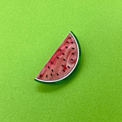 Watermelon Brooch