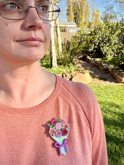 Preorder Mother's Day Flowers Brooch