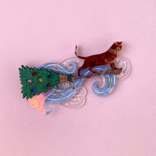 Load image into Gallery viewer, Festive Salem of the Sky brooch
