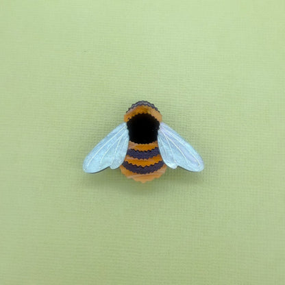 Honey Bee Mini Brooch