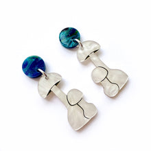 Load image into Gallery viewer, Preorder Death Cap Mushroom Earrings
