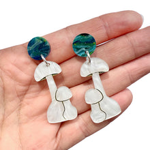 Load image into Gallery viewer, Preorder Death Cap Mushroom Earrings
