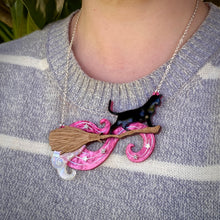 Load image into Gallery viewer, Salem of the Sky Necklace - Pink
