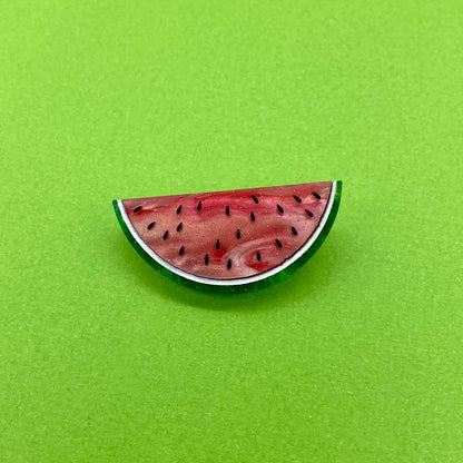 Watermelon Brooch