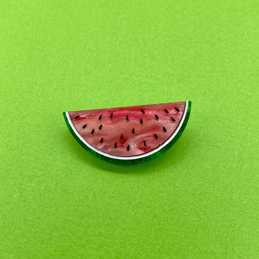 Watermelon Brooch