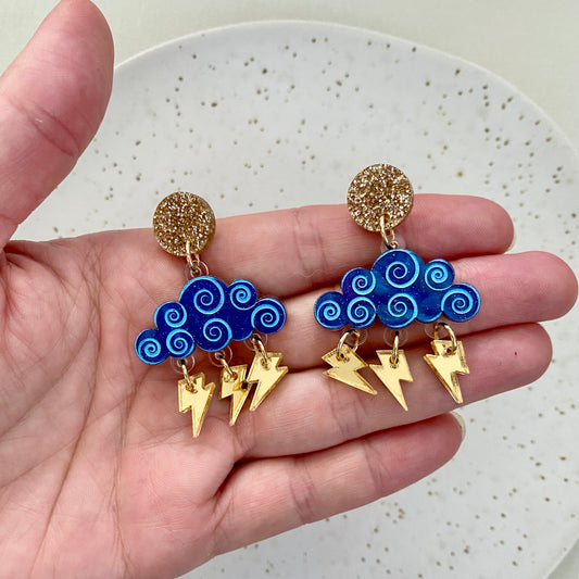 Storm Cloud Earrings
