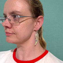 Load image into Gallery viewer, Angel Wing Drop Earrings - Iridescent
