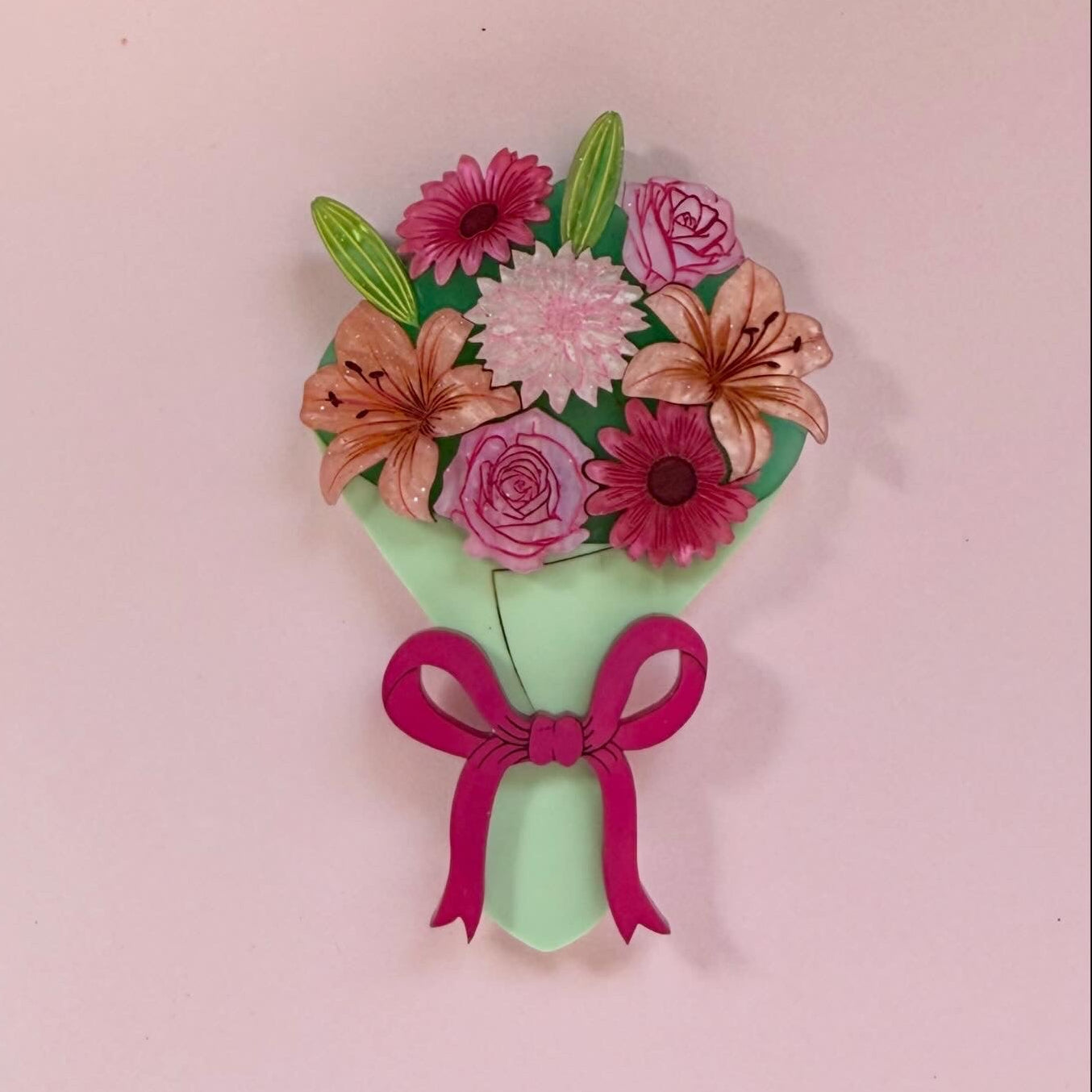 Preorder Mother's Day Flowers Brooch