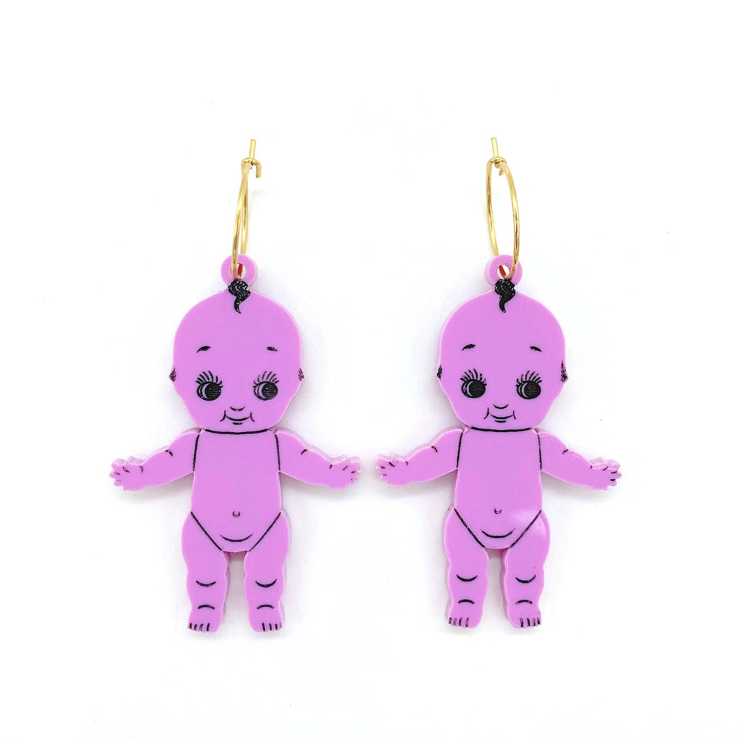 Kewpie Doll earrings