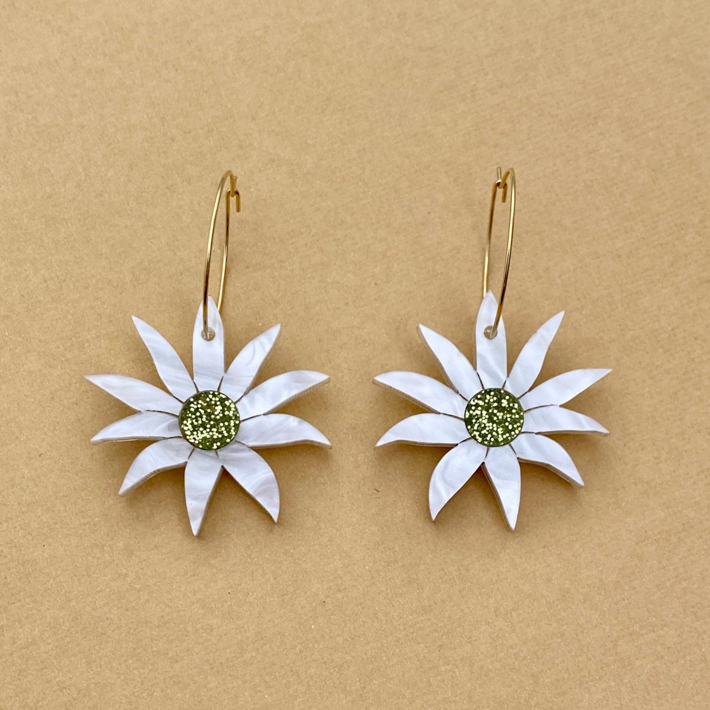 Flannel Flower earrings