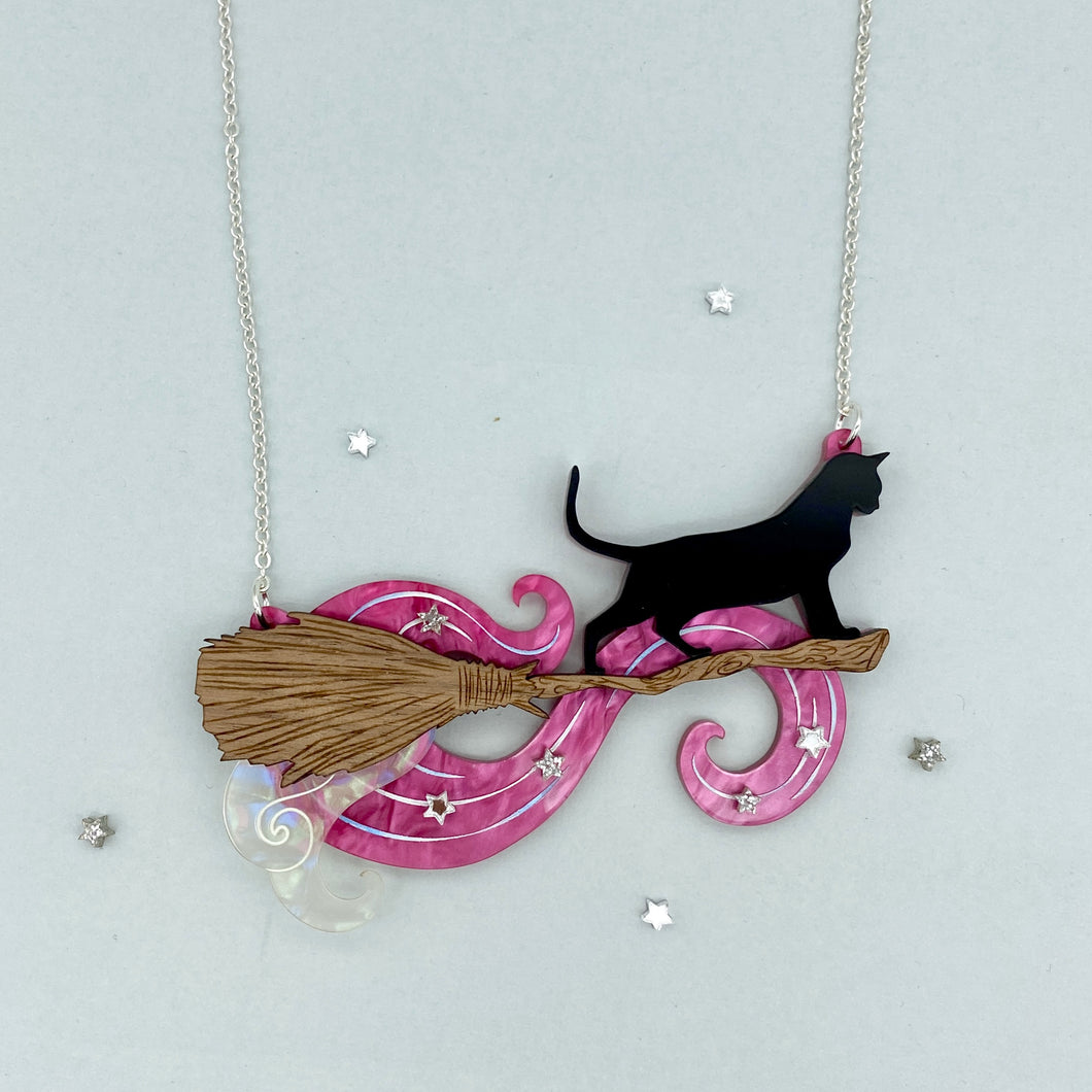 Salem of the Sky Necklace - Pink