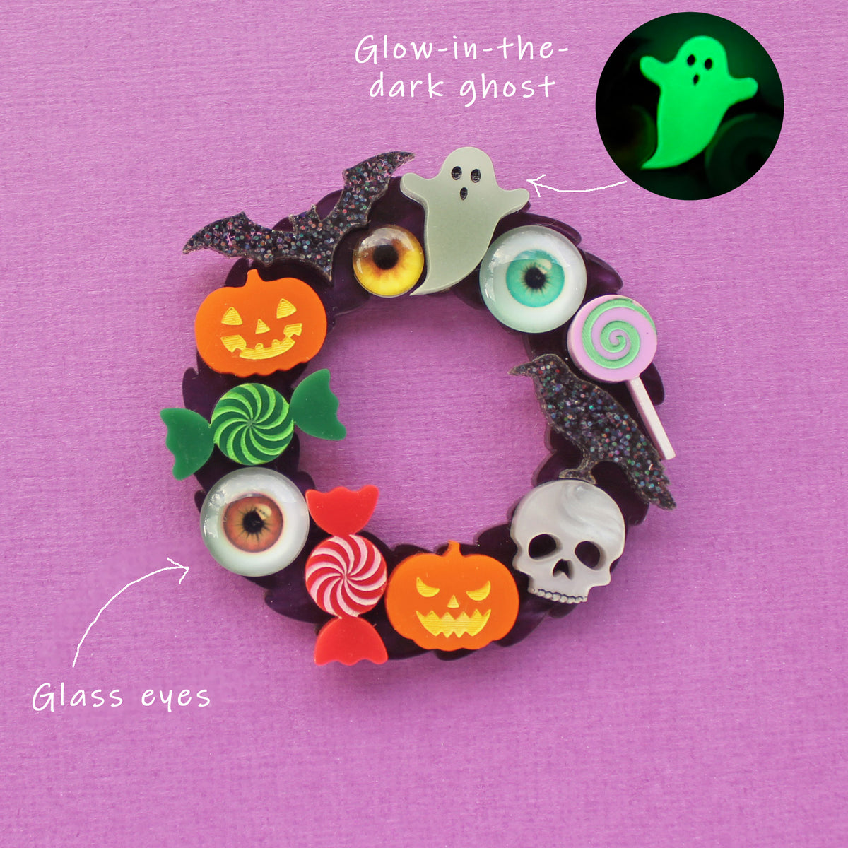 Preorder Happy Halloween Brooch