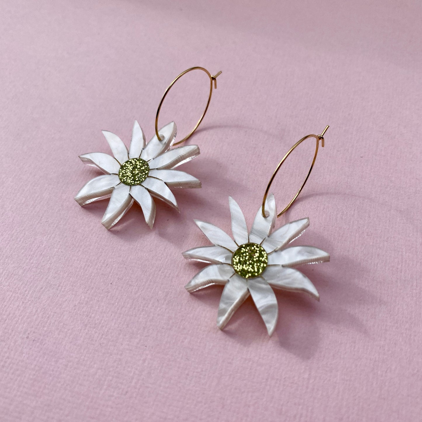 Flannel Flower earrings