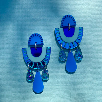 Aurora Arch Earrings - Ocean