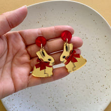Load image into Gallery viewer, Chocolate Easter Bunny Earrings
