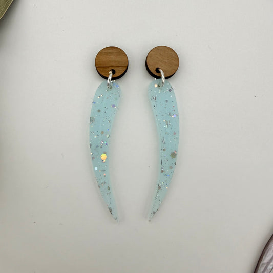 Gum Leaf Earrings - Sweet Pastels