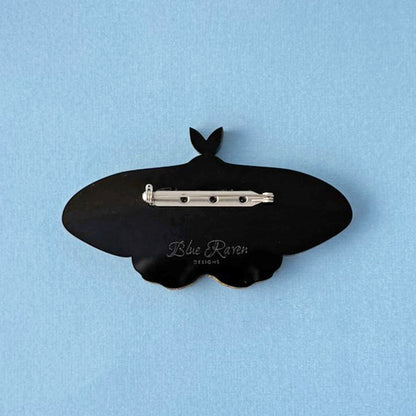 Zaddach's Emperor Moth Brooch