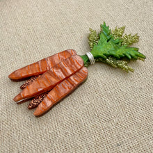 Load image into Gallery viewer, Preorder Bunch of Carrots Brooch
