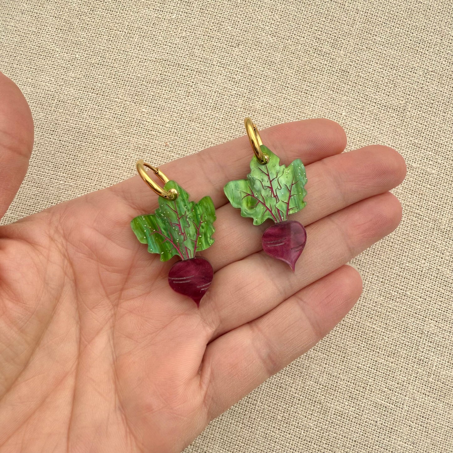 Betroot Earrings