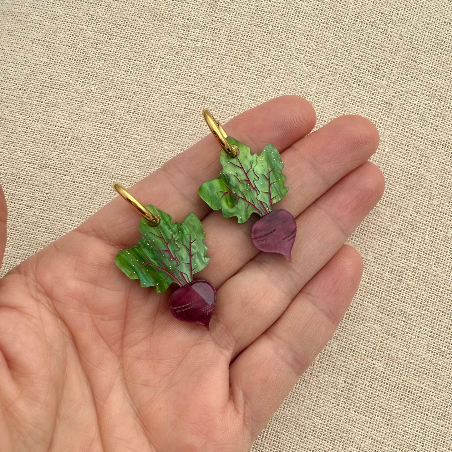 Betroot Earrings
