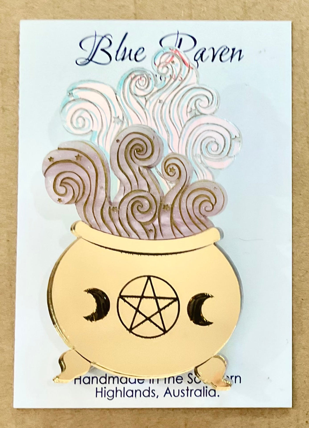 SECONDS Witches Cauldron Brooch