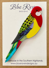 Load image into Gallery viewer, SAMPLE Eastern Rosella Brooch
