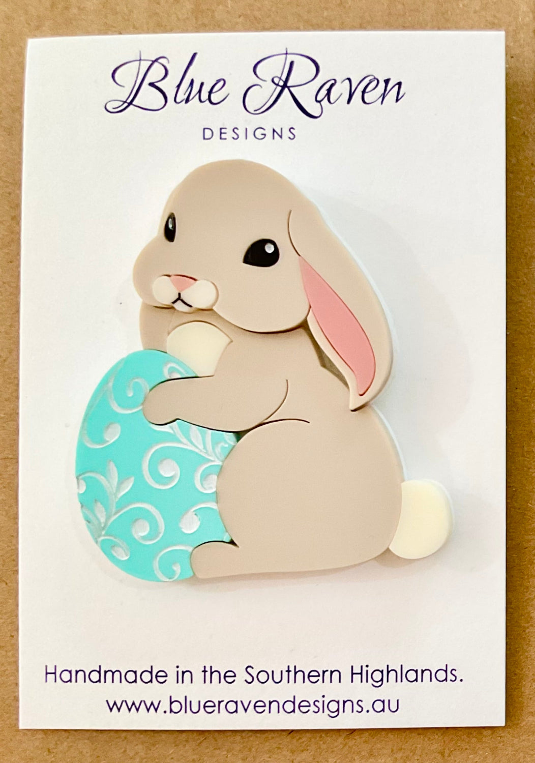 SAMPLE Easter Bunny Brooch