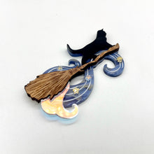 Load image into Gallery viewer, Preorder Salem of the Sky brooch - Blue
