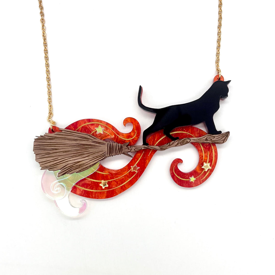 Preorder Salem of the Sky necklace - Orange
