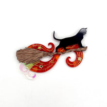 Load image into Gallery viewer, Preorder Salem of the Sky brooch - Orange
