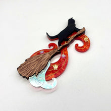 Load image into Gallery viewer, Preorder Salem of the Sky brooch - Orange

