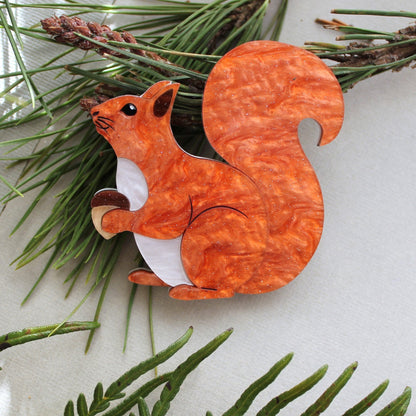 Preorder Snuffles the Squirrel Brooch