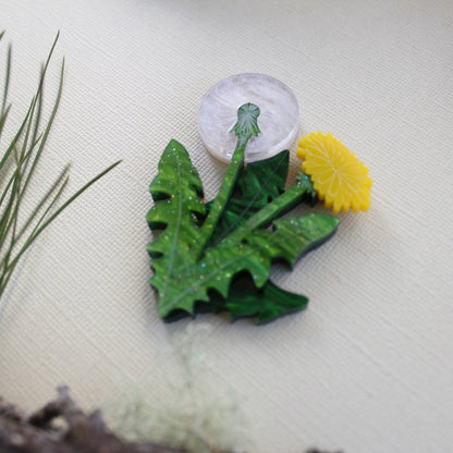 Preorder Make a Wish Dandelion Brooch