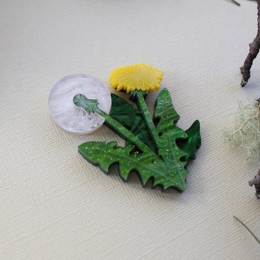 Preorder Make a Wish Dandelion Brooch
