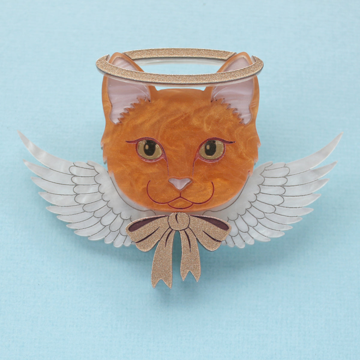 Angel Cat Brooch