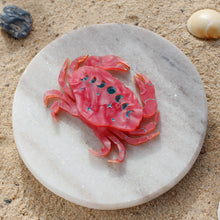 Load image into Gallery viewer, Lunar Pink Crab Brooch
