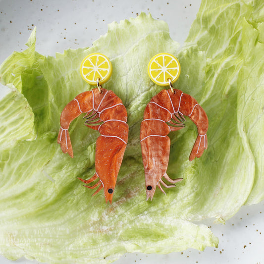Prawn Statement Earrings