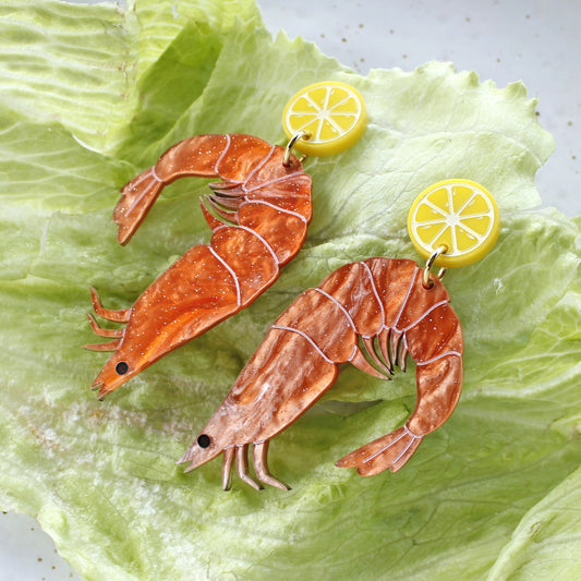 Prawn Statement Earrings