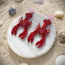 Load image into Gallery viewer, Love Lobster Earrings

