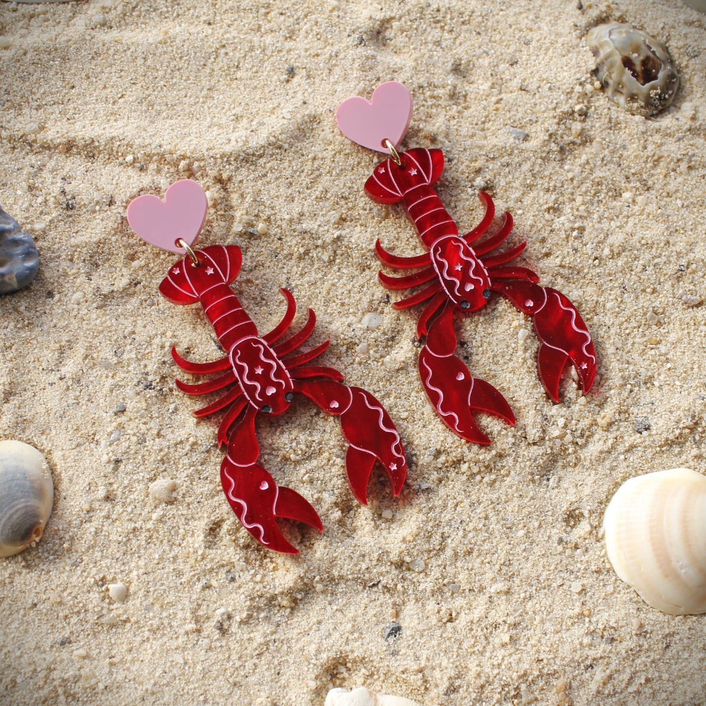 Love Lobster Earrings
