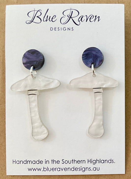 SAMPLE Mushroom Earrings