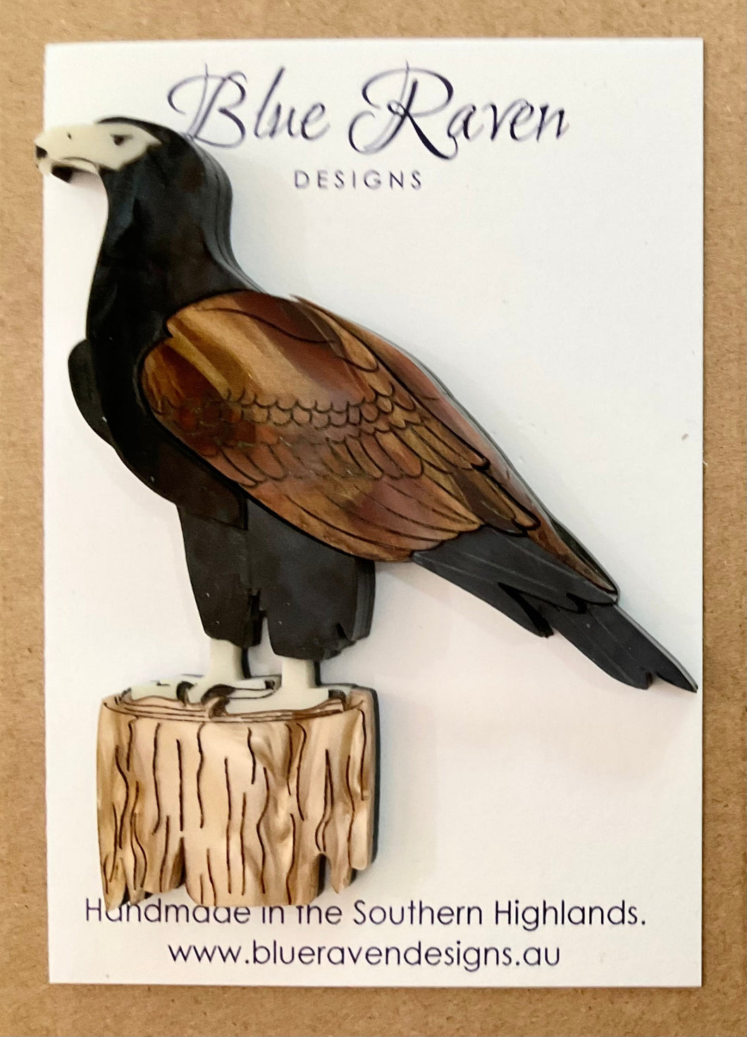 SAMPLE Wedge-Tailed Eagle Brooch