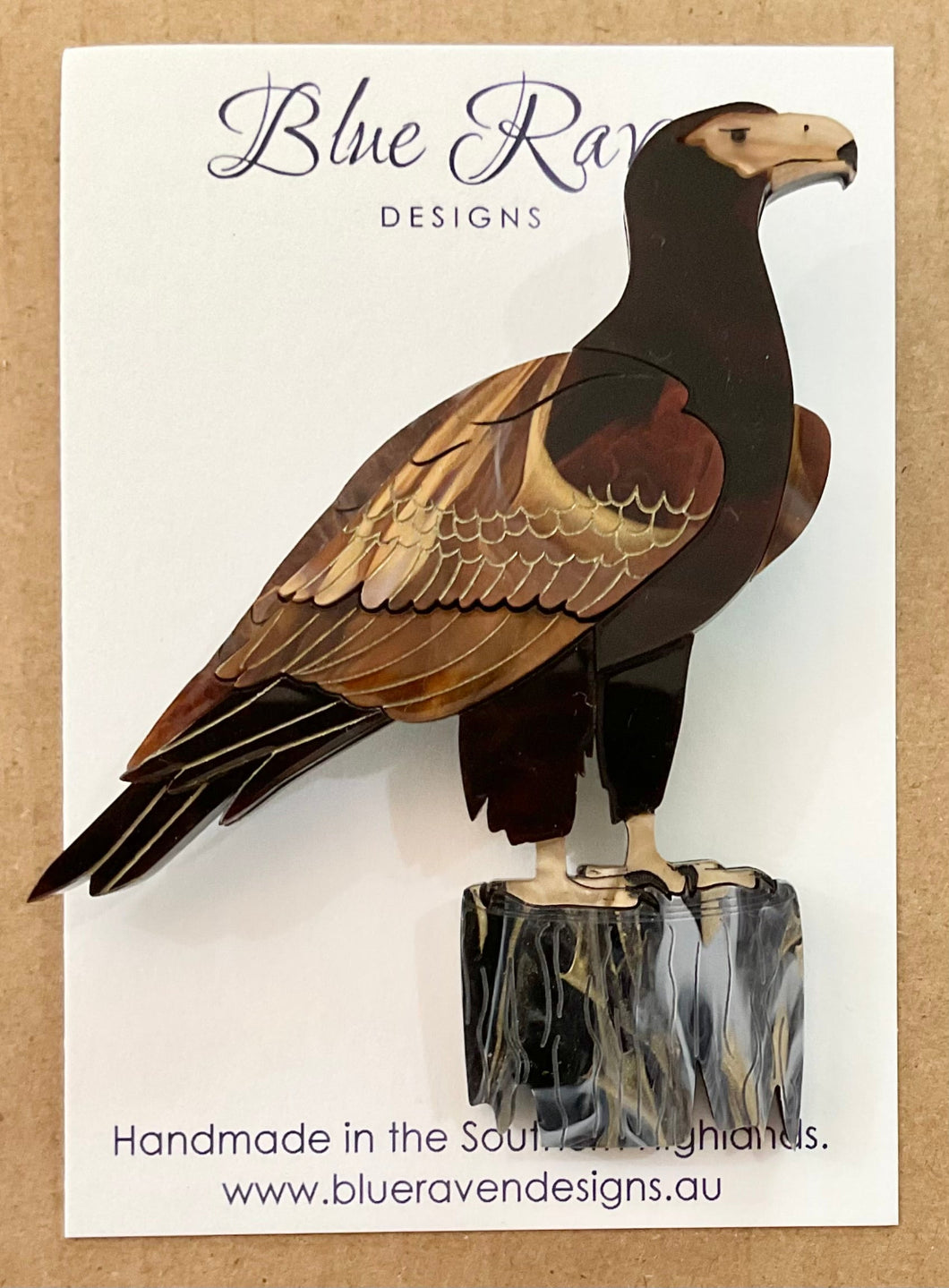 SECONDS Wedge-Tailed Eagle Brooch (B)