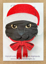 Load image into Gallery viewer, SECONDS Sooty the Christmas Cat
