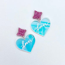 Load image into Gallery viewer, &#39;Lover&#39; Heart Earrings
