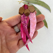Load image into Gallery viewer, Preorder Gum Leaves brooch - Pink
