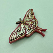 Load image into Gallery viewer, SECONDS Spanish Moon Moth brooch
