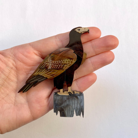 Preorder Wedge-Tailed Eagle brooch